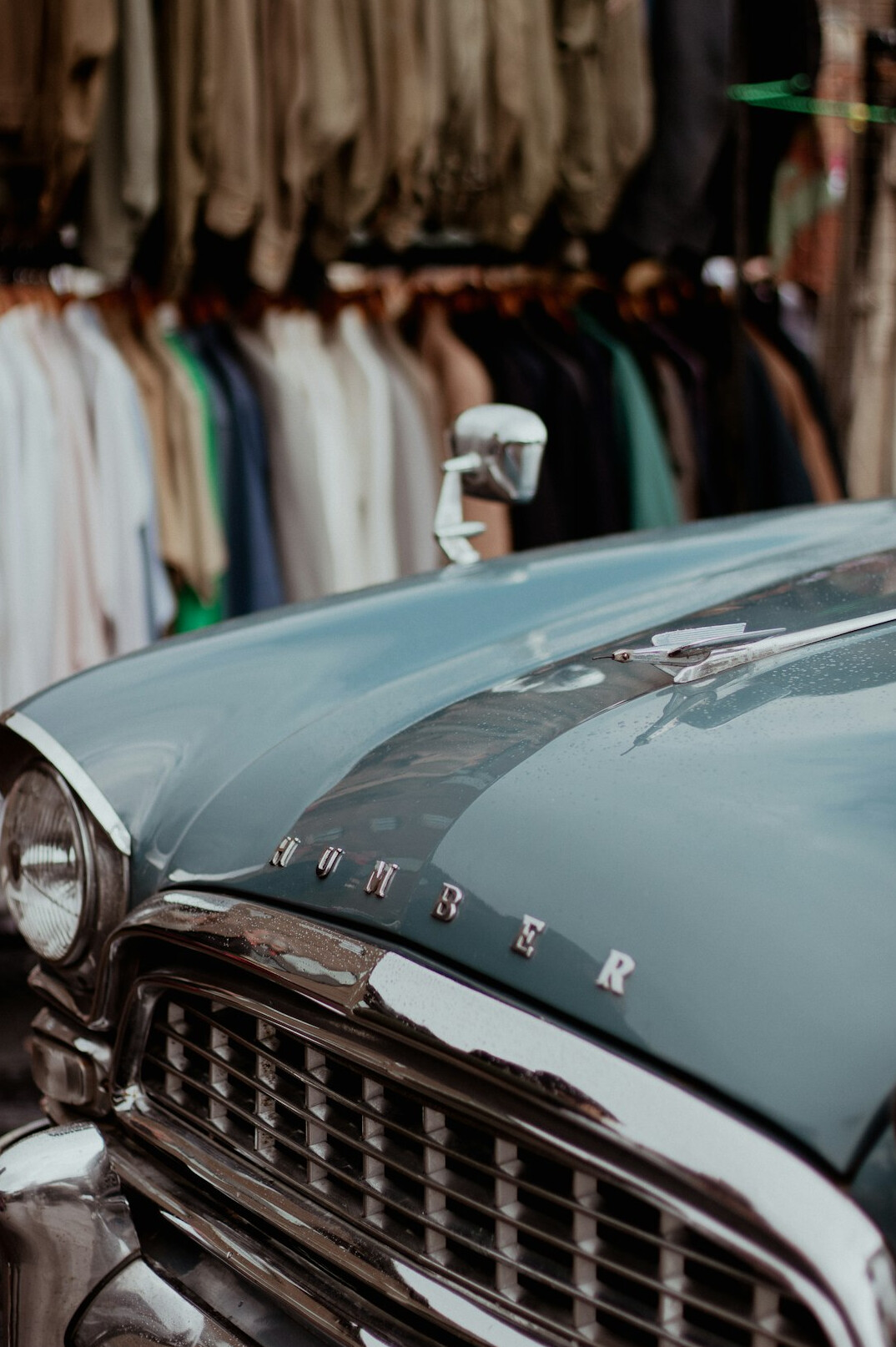 Collection of vintage cars stored inside a private warehouse