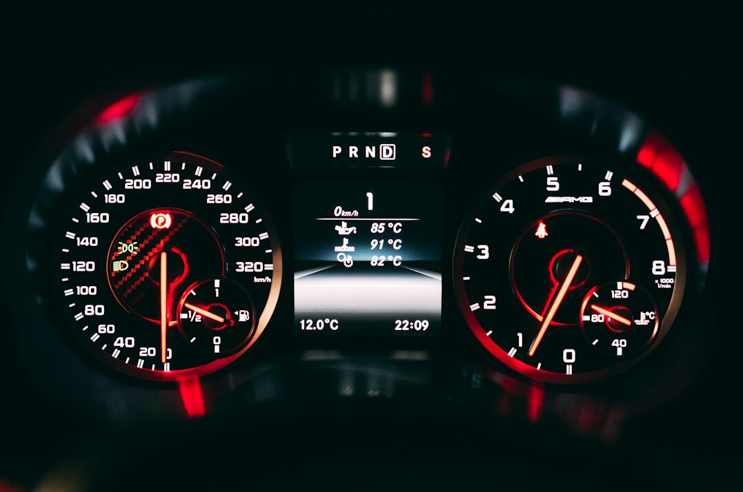 luxury car dashboard