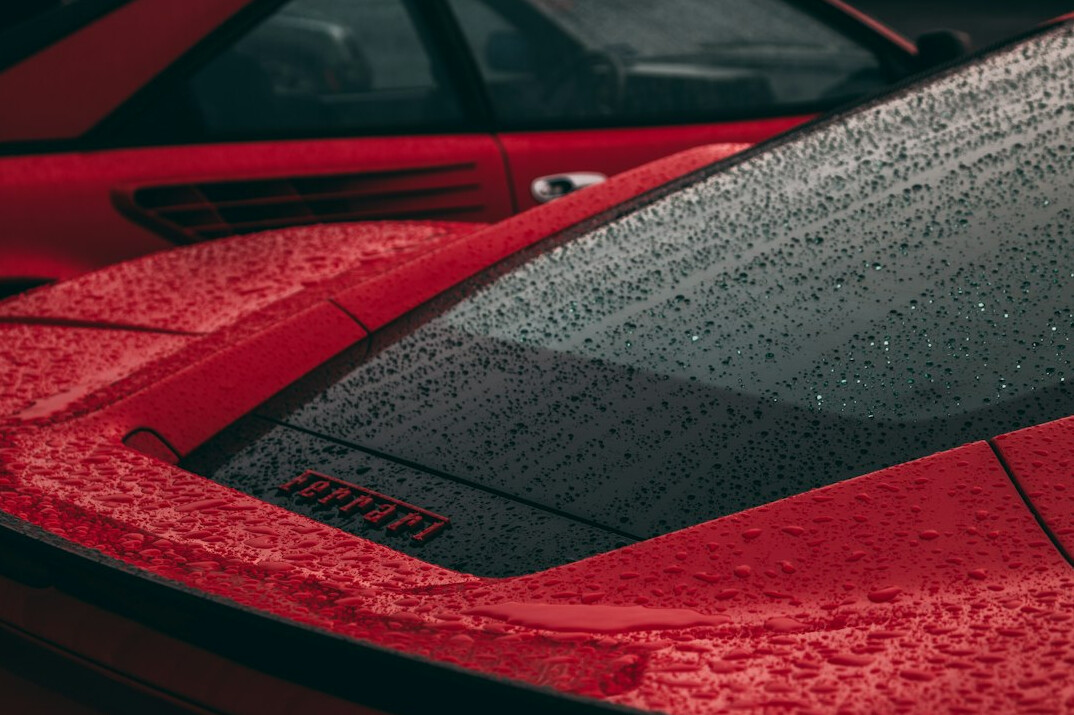 car under rain protection